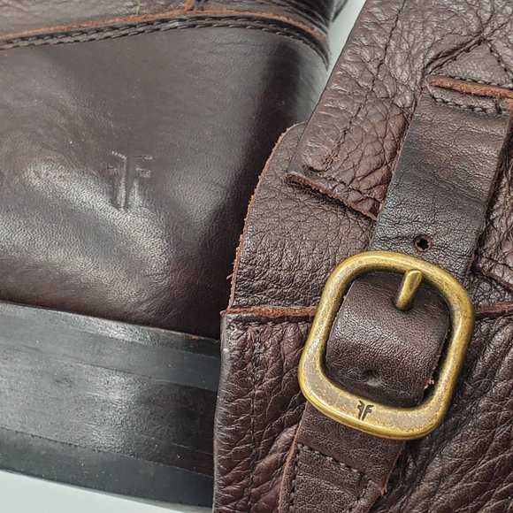 Frye Leather Moto Boots - Picture 7 of 15